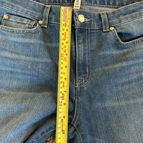 Ellen Tracy The Cuffed Capri Women’s Denim Jeans Sz 8 - Picture 7 of 8